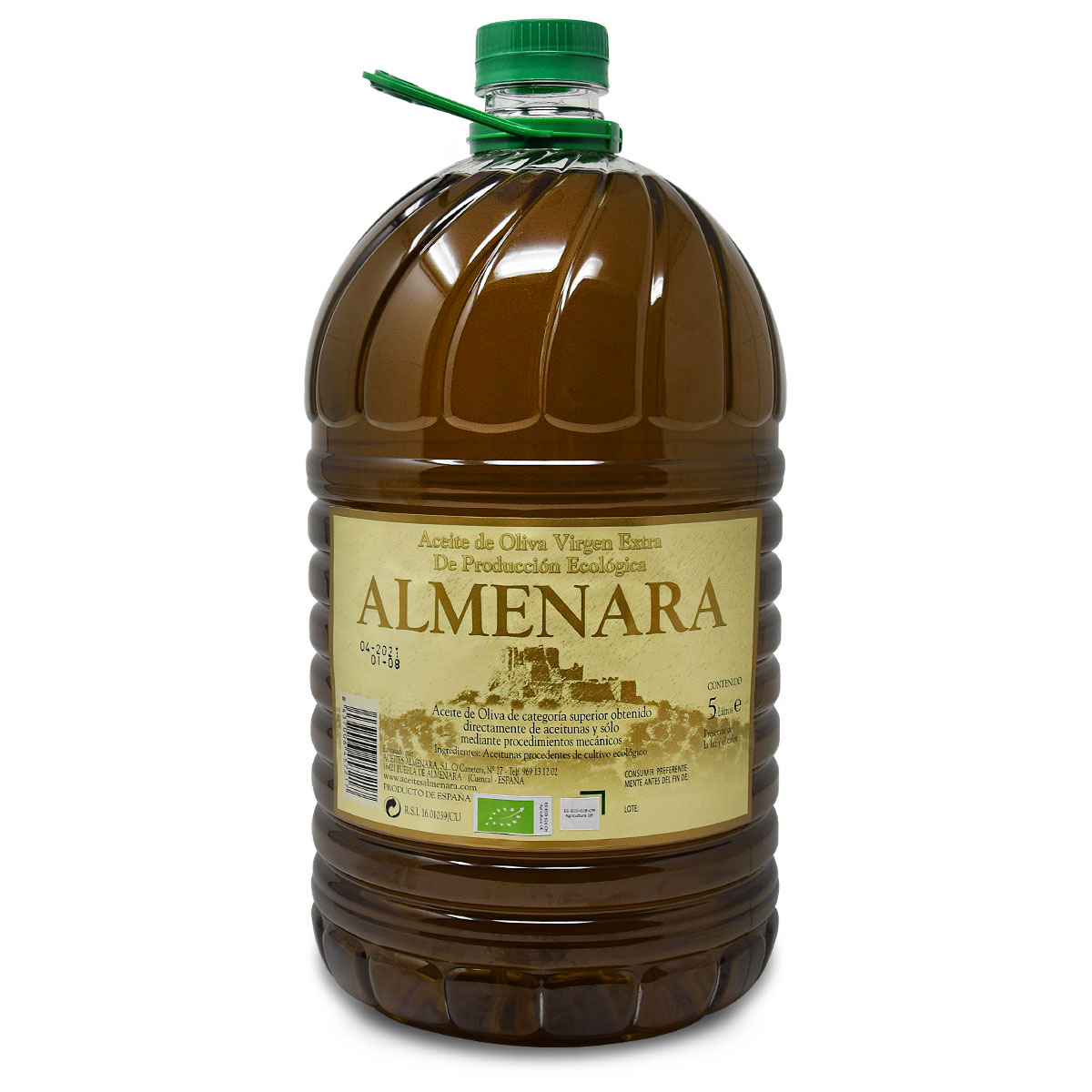 Aceite De Oliva Virgen Extra Ecológico 5 Litros Aceites Almenara